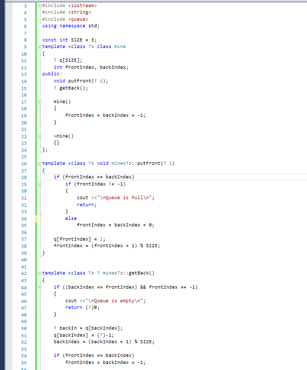 in main: You will write code to create a queue of | Chegg.com