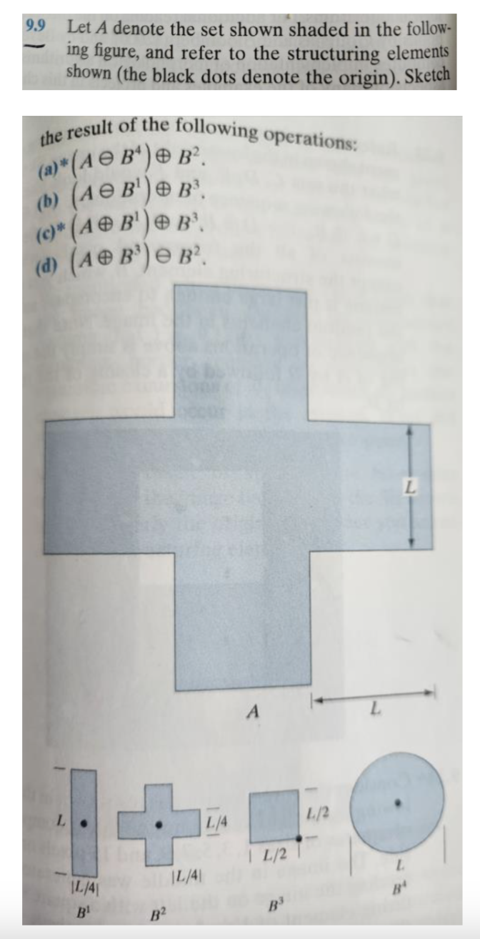 Solved 9.9 Let A Denote The Set Shown Shaded In The | Chegg.com