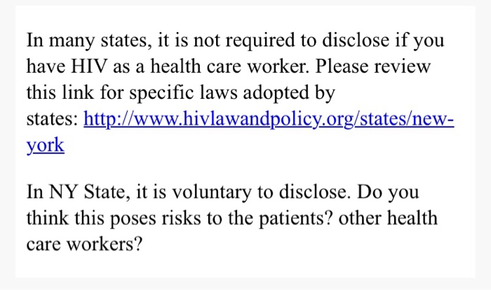 Solved In many states, it is not required to disclose if you | Chegg.com