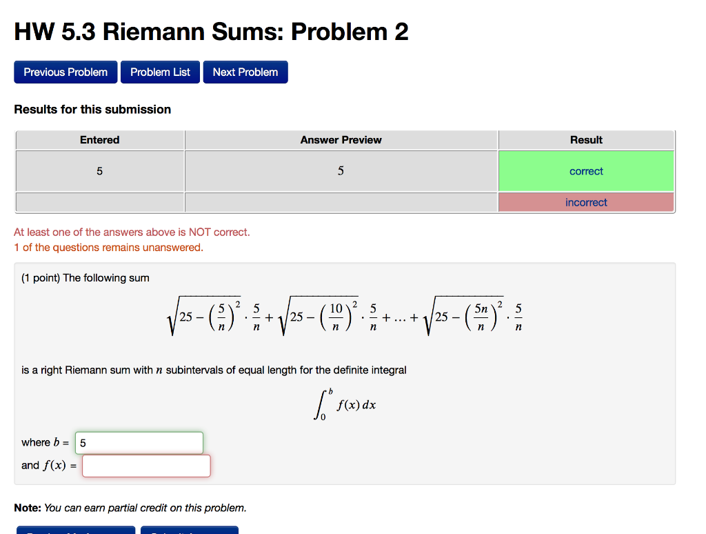 Solved the following sum is a right riemann sum with n chegg