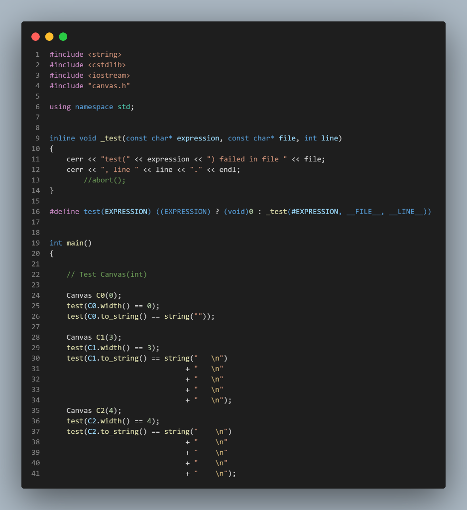 Solved Help me pass all tests. Do not change main.cpp and | Chegg.com