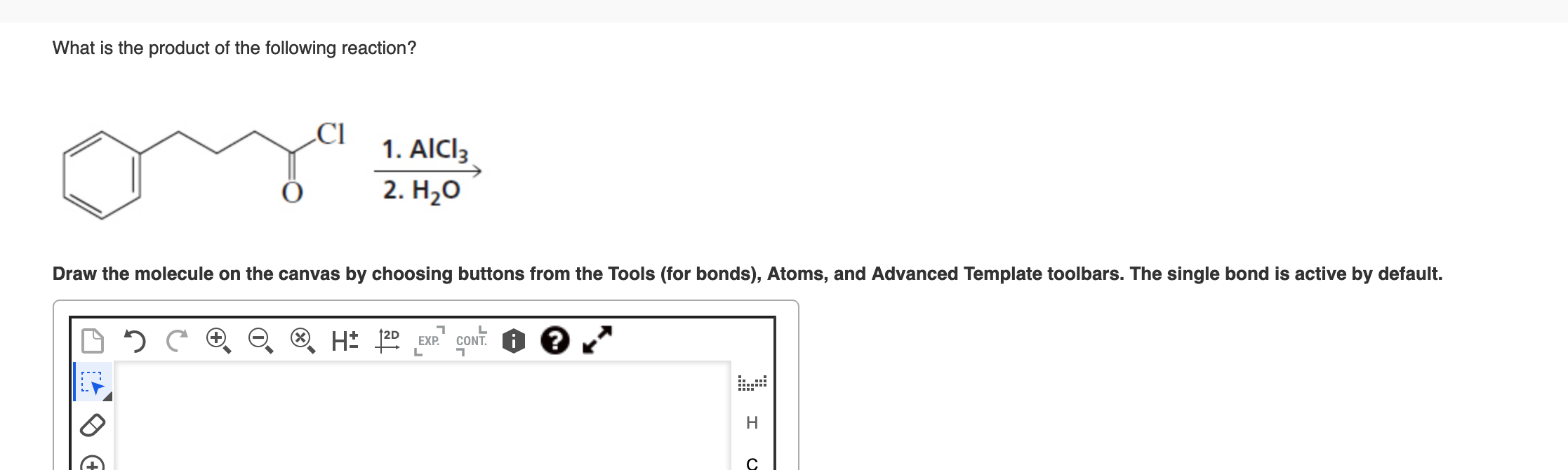 What is the product of the following reaction?