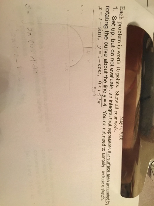 Solved Each problem is worth 10 points. Show all your work. | Chegg.com