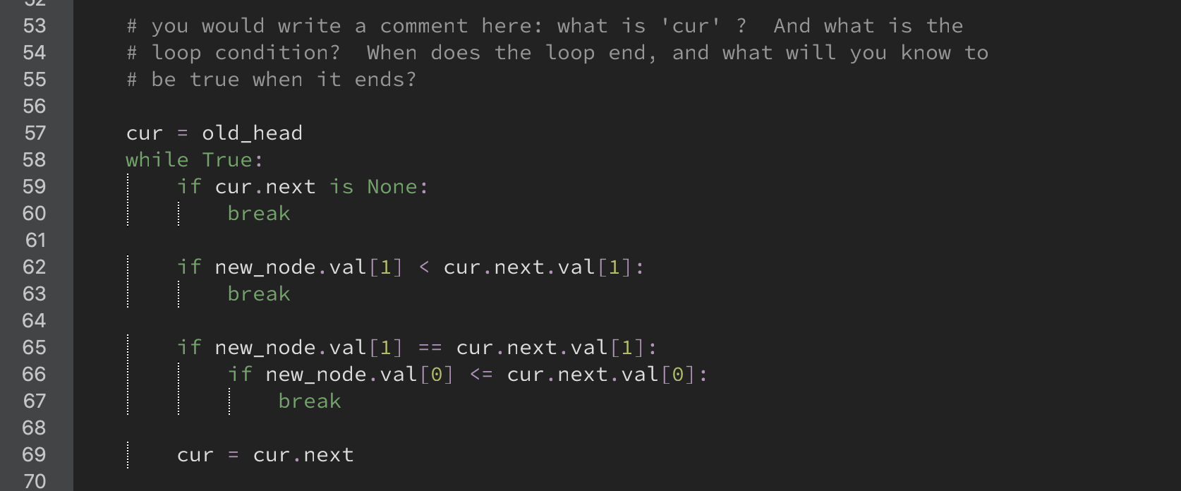Solved 5 Coverage (cover list_code.py) You must write a | Chegg.com