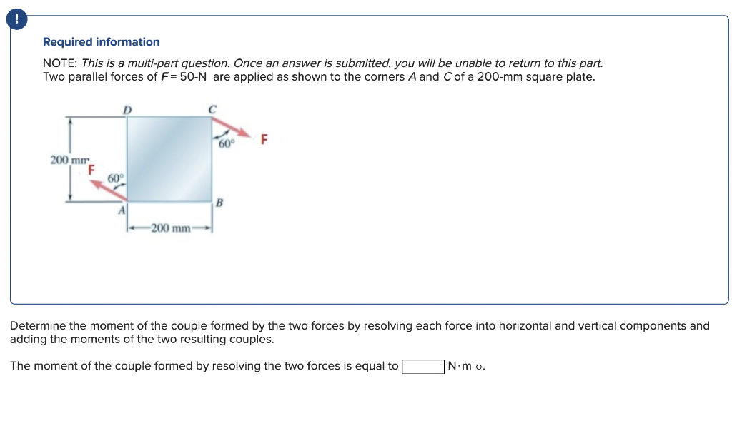 Solved NOTE This is a multipart question. Once an answer