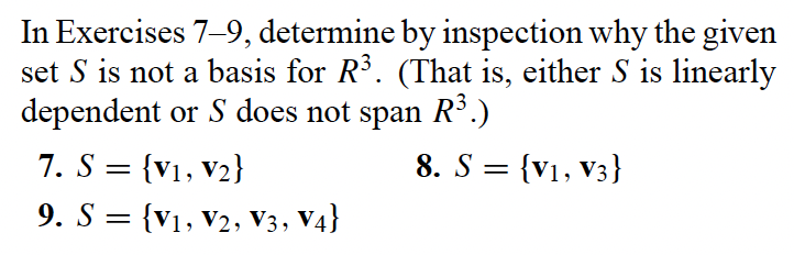 Solved Exercises 1−14 refer to the vectors in (15). | Chegg.com