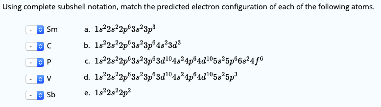 Solved Give The Symbol Of The Atom With The Electron Conf