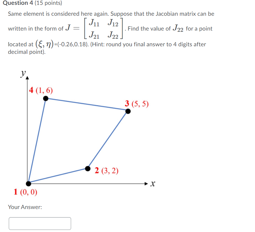 Solved Question 4 (15 points) Same element is considered | Chegg.com