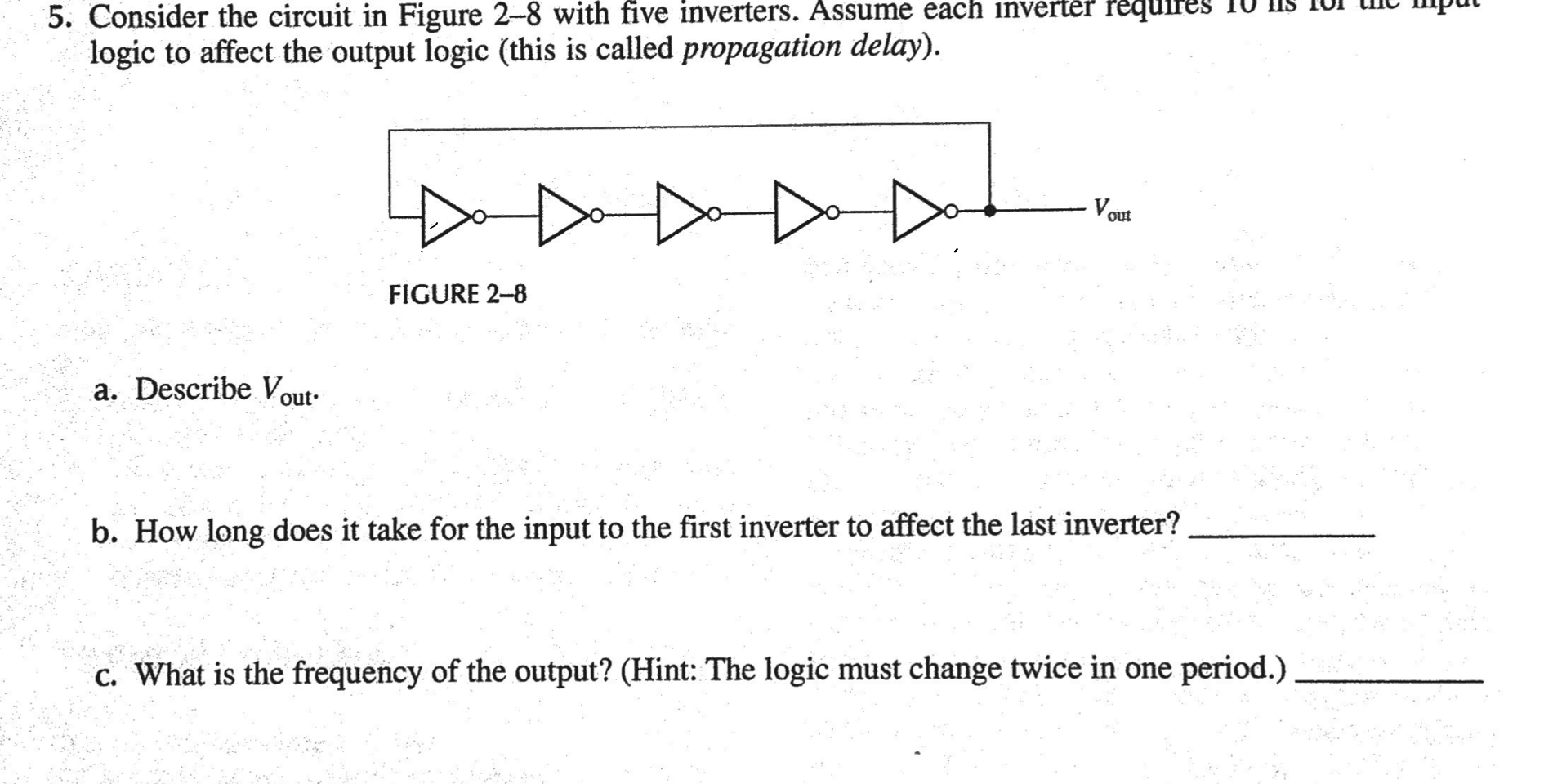 Solved 5. Consider the circuit in Figure 2-8 with five | Chegg.com