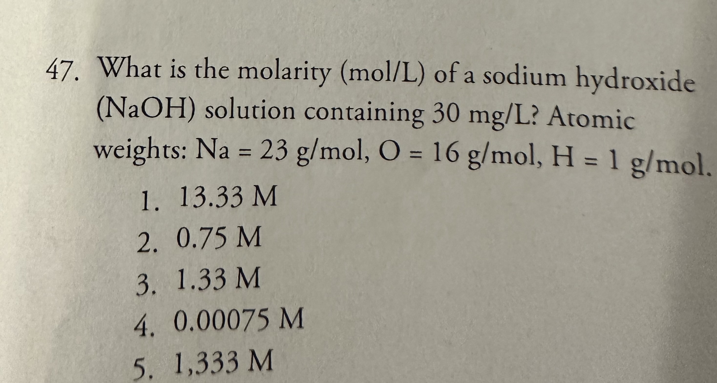 Sodium Hydroxide, NaOH