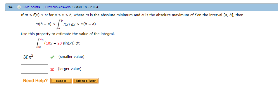 Solved If M ≤ F(x) ≤ M For A ≤ X ≤ B, Where M Is The | Chegg.com