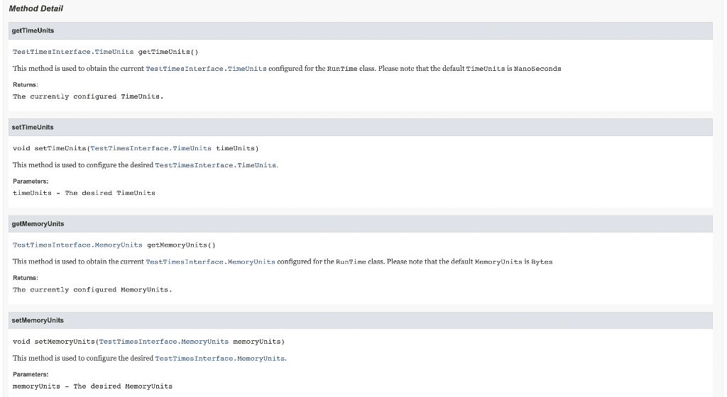 Solved Interface TestTimesInterface public interface | Chegg.com