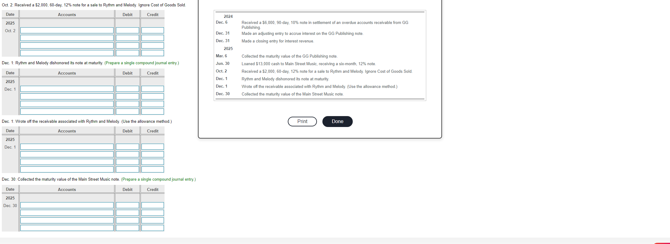 Consider the following transactions for Mad Dog | Chegg.com