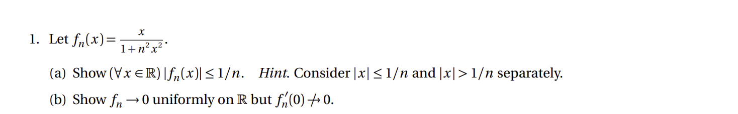 Solved Real Analysis please i am confused with this new | Chegg.com