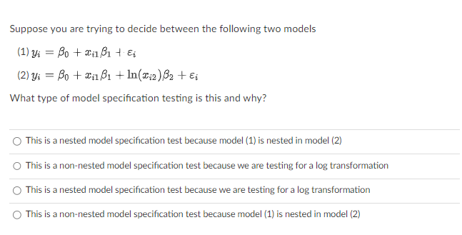 Solved Suppose you are trying to decide between the | Chegg.com