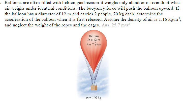 Solved . Balloons Are Often Filled With Helium Gas Because | Chegg.com