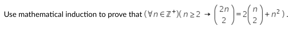 Solved Use mathematical induction to prove that (Vn €Z+)(n | Chegg.com