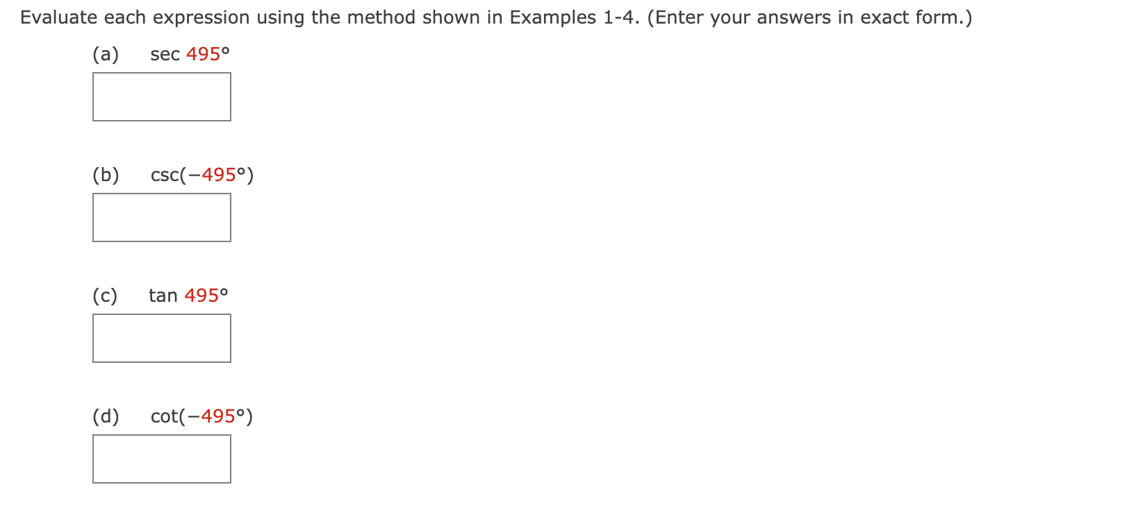 Evaluate each expression using the method shown in | Chegg.com