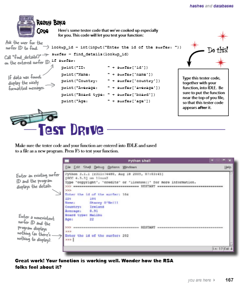 Solved Code, execute, and test the following Test Drive | Chegg.com