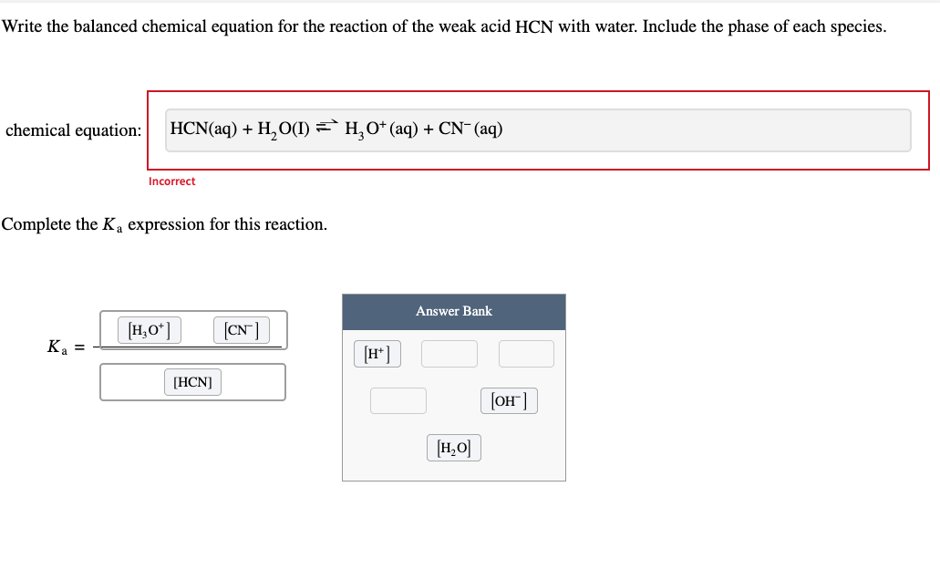 Solved Write The Balanced Chemical Equation For The Reaction 6225