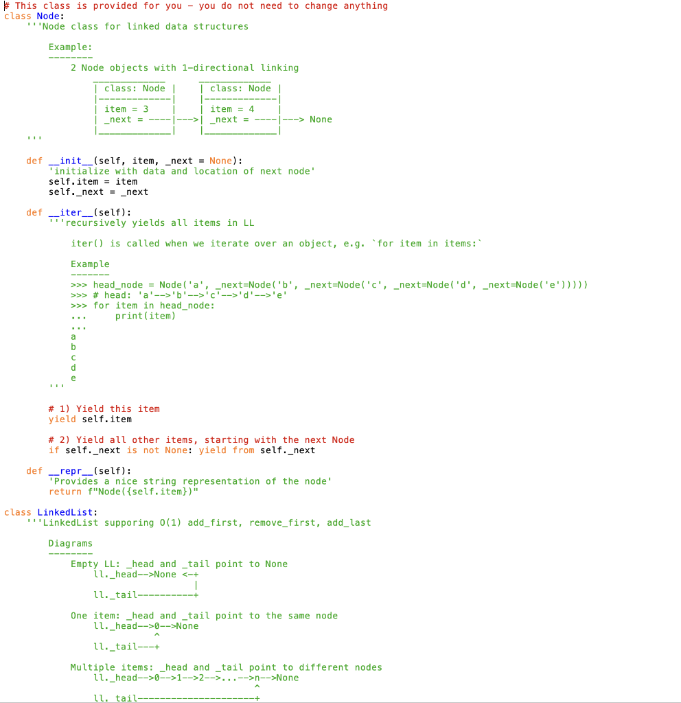 Solved Module 4 Lab: Linked List Write A Linked List That | Chegg.com