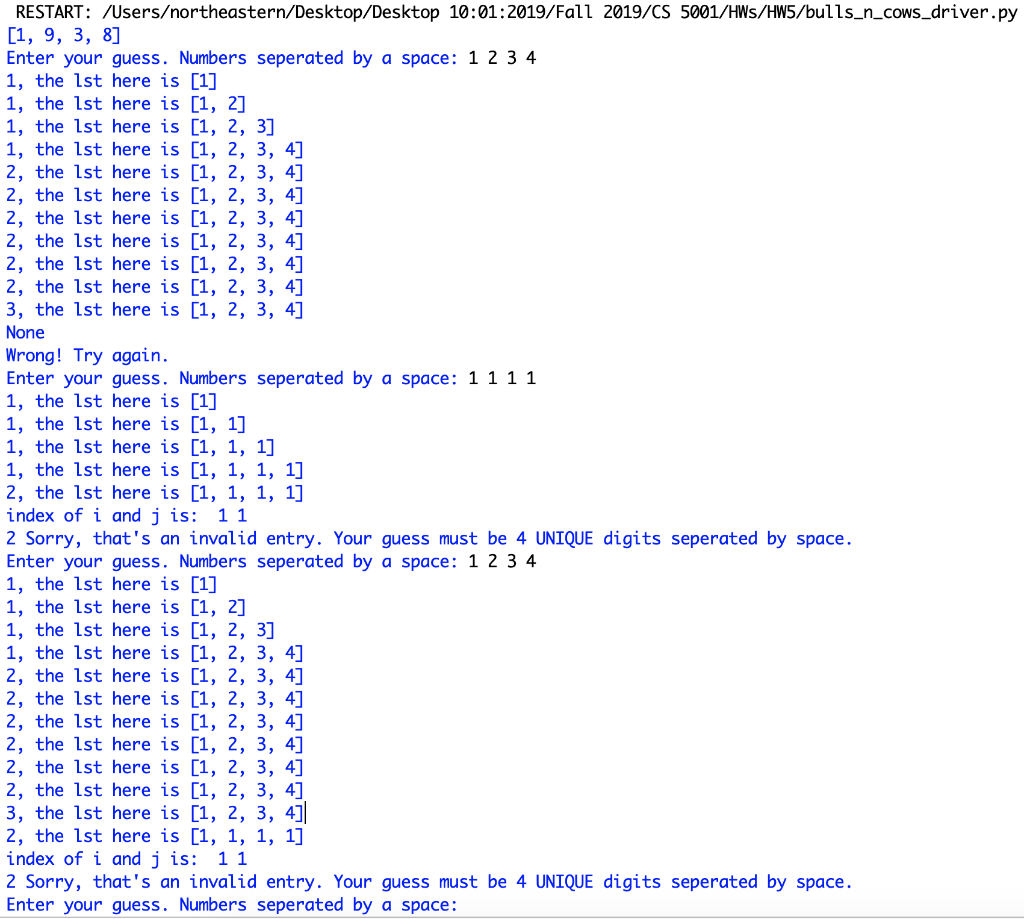 (Solved) : Required Handle User Input User Inputs 4 Unique Numbers ...