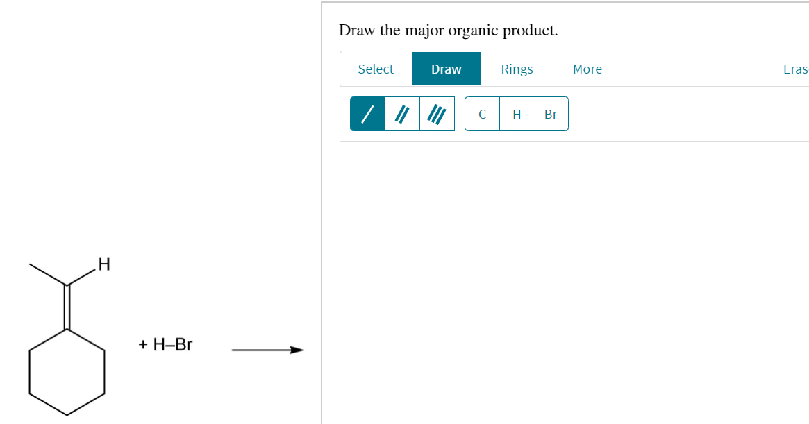 Solved Draw The Major Organic Product. | Chegg.com