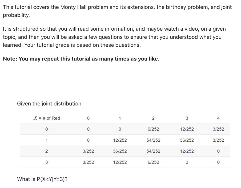 Solved This Tutorial Covers The Monty Hall Problem And Its | Chegg.com