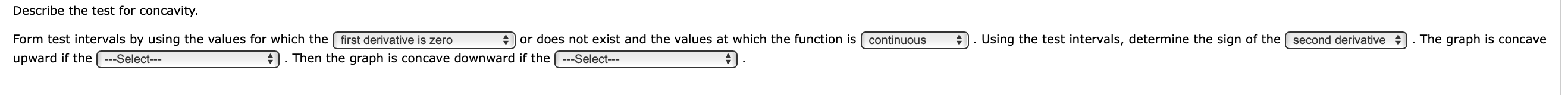 Solved Form test intervals by using the values for which the | Chegg.com
