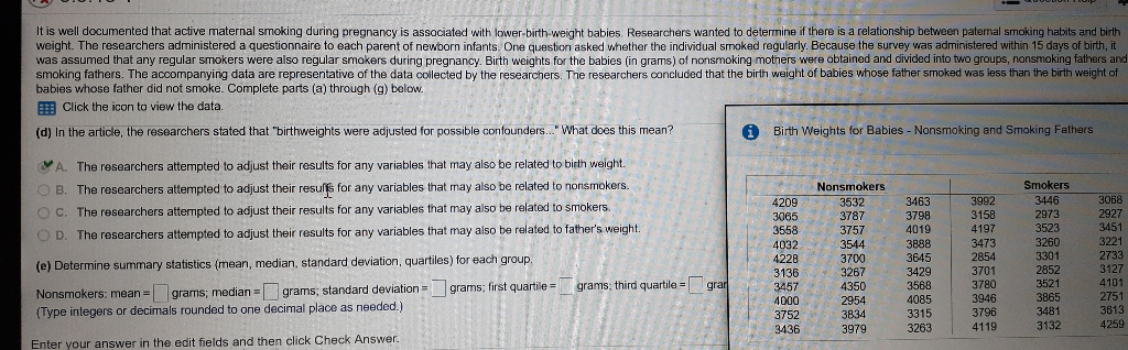 solved-it-is-well-documented-that-active-maternal-smoking-chegg