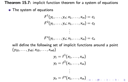 Theorem 15.7: implicit function theorem for a system | Chegg.com