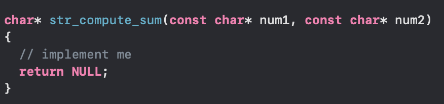 Solved Write a function that two strings containing positive | Chegg.com