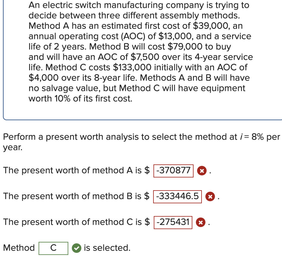 Solved An Electric Switch Manufacturing Company Is Trying To | Chegg.com