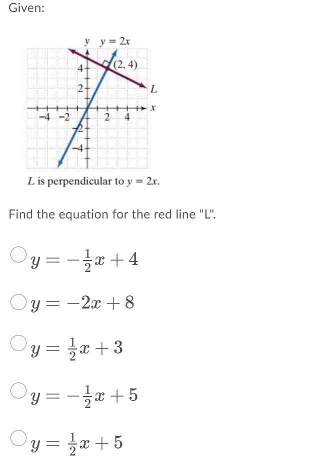 Solved Given Y Y 2x 2 4 2 L 4 2 2 2 4 L Is Chegg Com