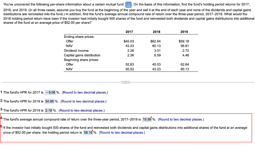 Solved How do I solve 3 and 4 of this problem using Excel? | Chegg.com