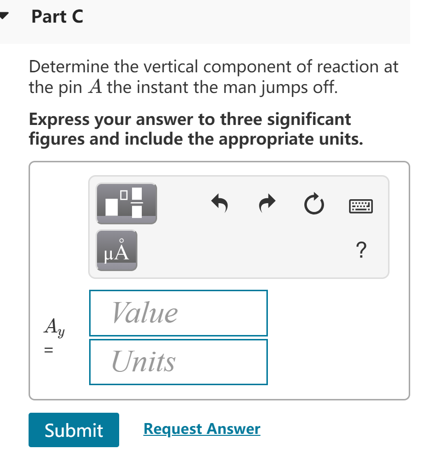 Solved Part A Determine the angular acceleration of the | Chegg.com