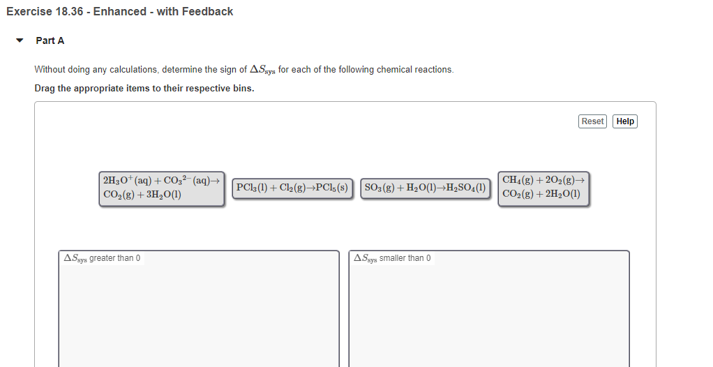 Solved Exercise 18.36 - Enhanced - with Feedback Part A | Chegg.com