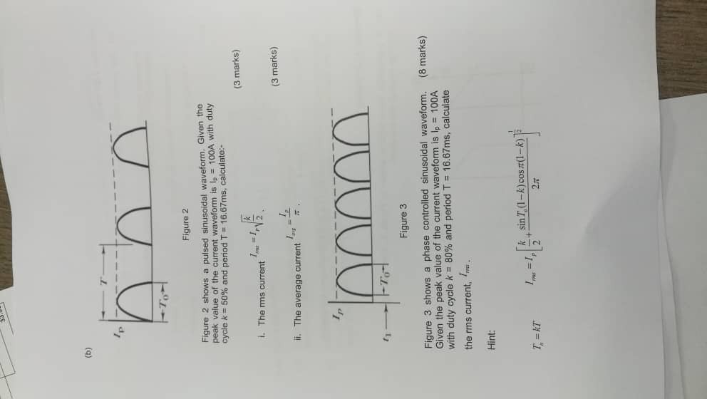 Solved epared by Question 2 (20 marks) (a) Ip T=To Figure 1 | Chegg.com