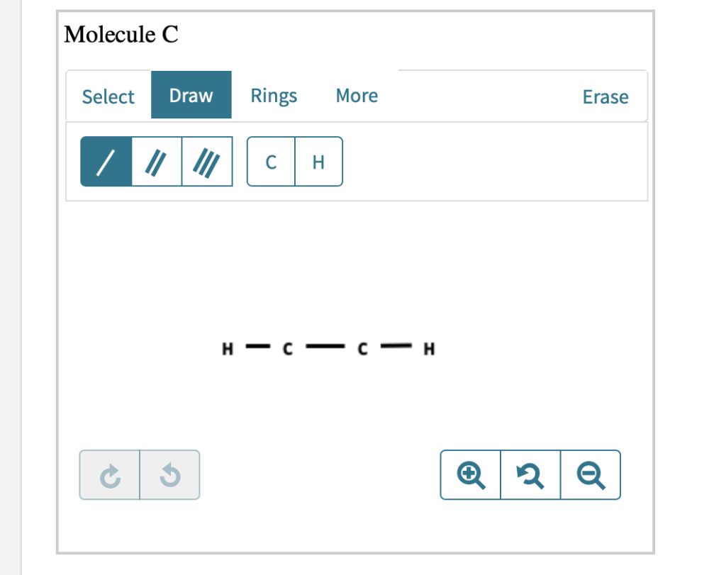 Solved Change the bond between the two carbon atoms in each | Chegg.com