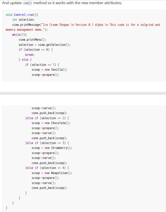 Solved Please using C++. We are going to create an IceCream