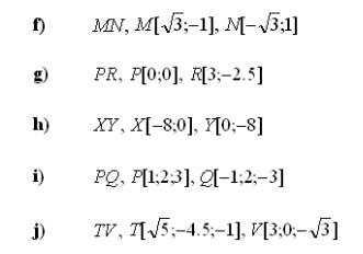 Solved Find the length of a line segment and the coordinates | Chegg.com