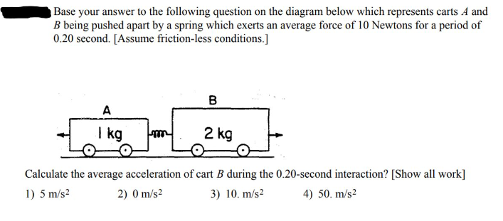 Solved Base your answer to the following question on the | Chegg.com