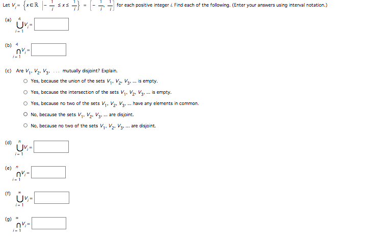 Solved 1 } For Each Positive Integer I. Find Each Of The | Chegg.com