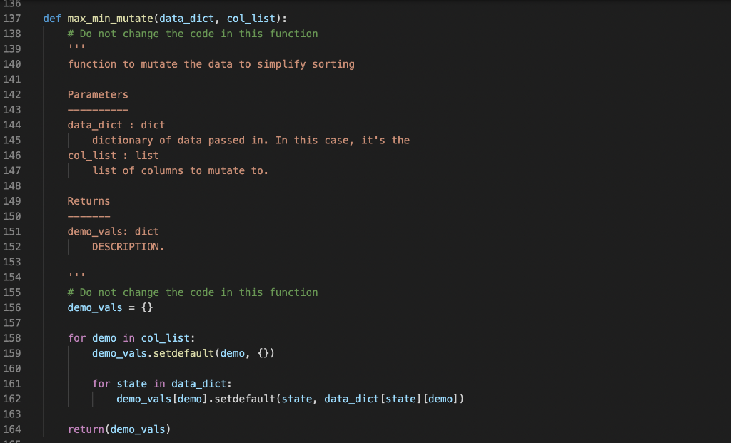 The starter code is below in python. Open in computer | Chegg.com