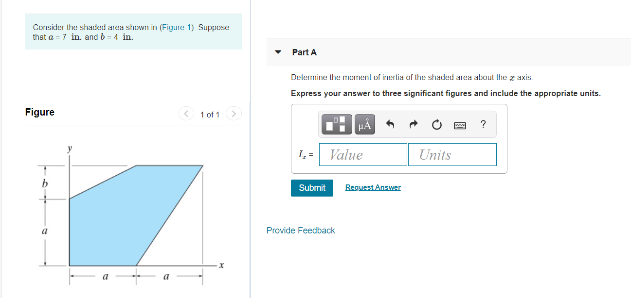 Solved Consider The Shaded Area Shown In (Figure 1). Suppose | Chegg.com