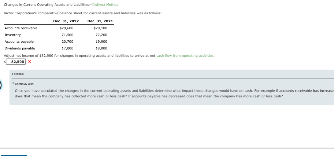 Solved changes in current operating assets and chegg