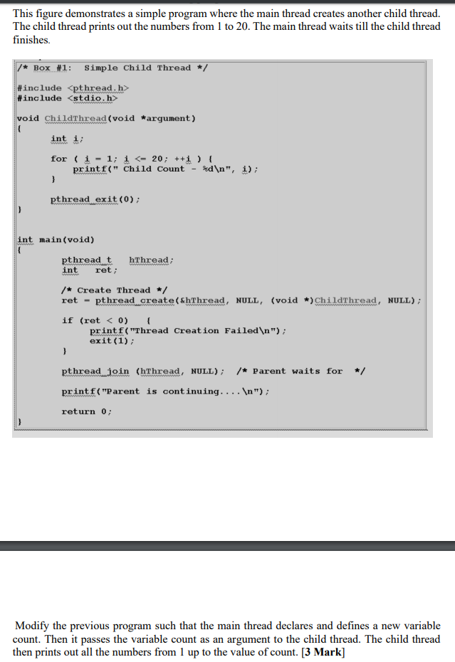 Solved This figure demonstrates a simple program where the | Chegg.com