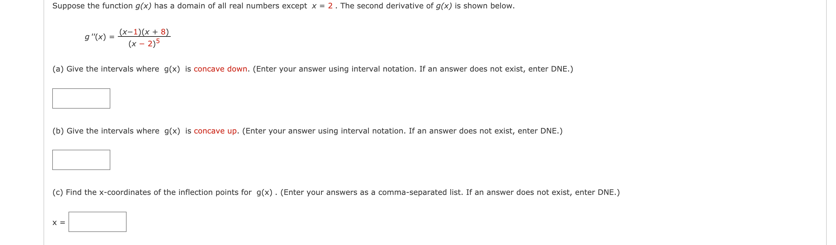 Solved Consider The Equation Below F X 4x3 21x2 294x