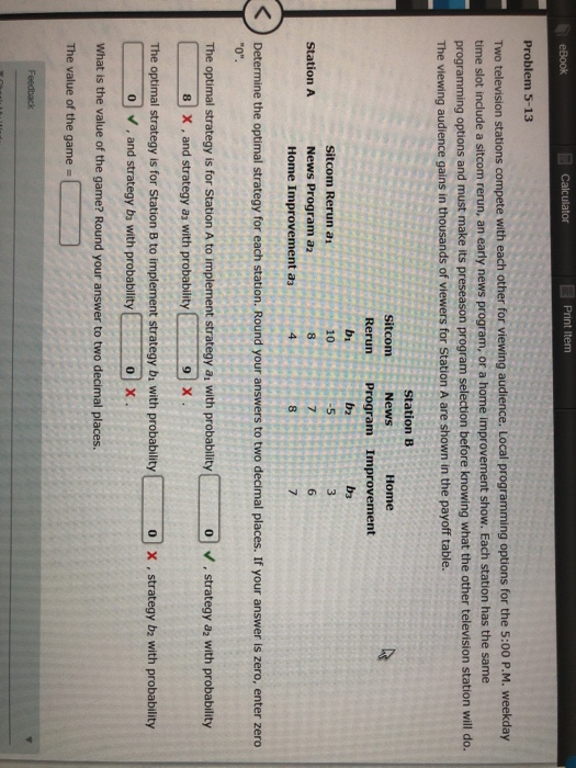 Solved Conuns N W Calculator Print Item Ebook Problem 5-13 