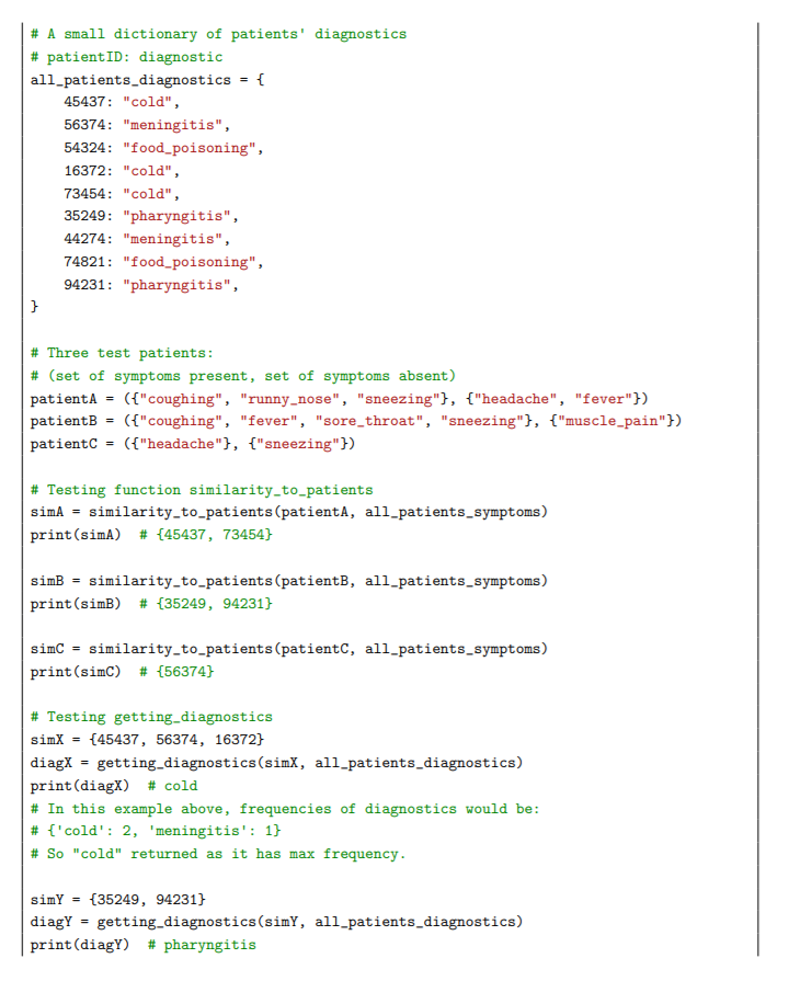 Solved Medical Diagnostics (50 points] Filename: | Chegg.com